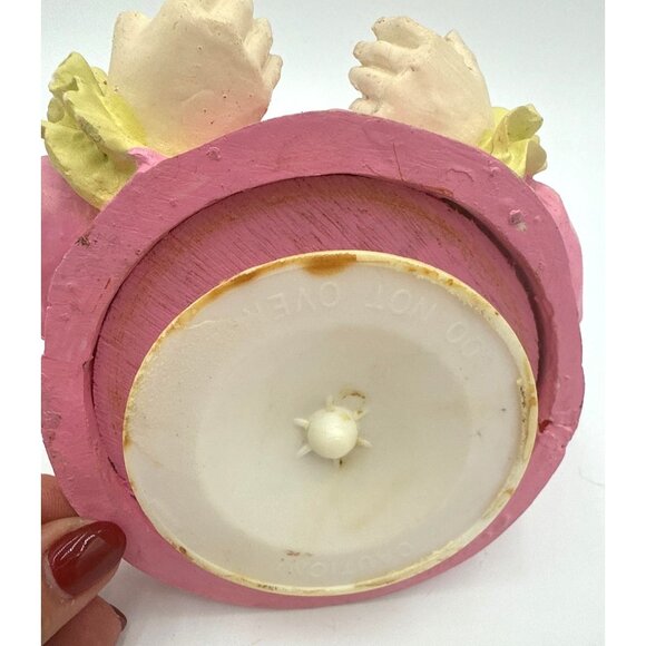 Vintage Ceramic Clown Figurine Revolving Music Box Works - Picture 5 of 6